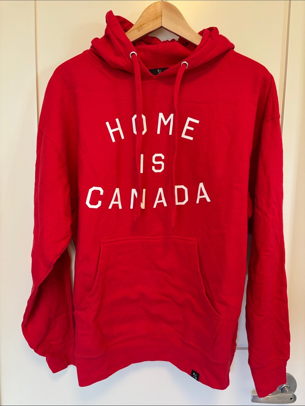 Red "Home Is Canada" Hoodie Sweatshirt
